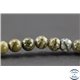 Perles semi précieuses en jaspe crocodile - Ronde/6 mm
