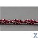 Perles en grenat US - Rondes/4mm - Grade AA