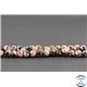 Perles semi précieuses en rhodonite - Pépite/6 mm