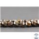 Perles semi précieuses en bronzite - Pépite/8 mm