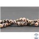 Perles semi précieuses en rhodonite - Ronde/8 mm