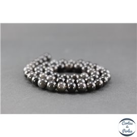 Perles en obsidienne ice - Rondes/8mm