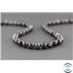 Perles semi précieuses en obsidienne - Ronde/8 mm