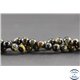Perles semi précieuses en oeil de tigre noir - Ronde/8 mm