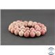 Perles semi précieuses en rhodonite - Rondes/10mm