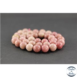 Perles en rhodonite - Rondes/10mm