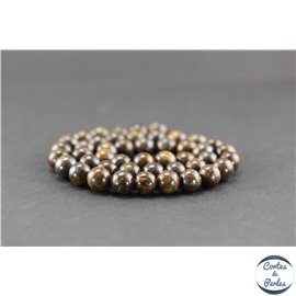 Perles en bronzite - Rondes/8mm