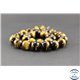Perles semi précieuses en oeil de tigre - Ronde/14 mm - Grade AB+