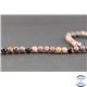 Perles semi précieuses en rhodonite - Ronde/6 mm