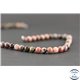 Perles semi précieuses en rhodonite - Ronde/6 mm