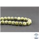 Perles semi précieuses en quartz vert - Ronde/8 mm