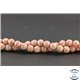 Perles en rhodochrosite d'Argentine - Rondes/8.5mm - Grade AB