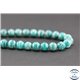 Perles semi précieuses en amazonite de Russie - Ronde/8 mm - Grade A