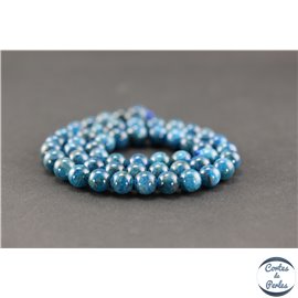 Perles en apatite de Madagascar - Rondes/8mm - Grade AA