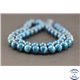 Perles en apatite de Madagascar - Rondes/8mm - Grade AA