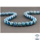 Perles en apatite de Madagascar - Rondes/8mm - Grade AA