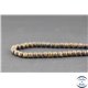 Perles en bronzite dépolie - Ronde/4,5 mm