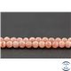 Perles en rhodochrosite d'Argentine - Ronde/3,5 mm - Grade A