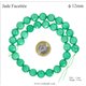 Perles semi précieuses en Jade - Ronde/12 mm - Vert