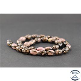 Perles en rhodonite - Olives/8mm