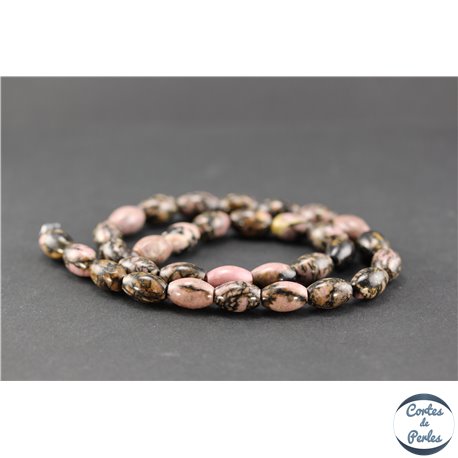 Perles en rhodonite - Olive/8 mm