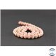 Perles en rhodochrosite d'Argentine - Rondes/6mm - Grade AB