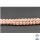 Perles en rhodochrosite d'Argentine - Rondes/6mm - Grade AB