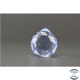 Lot de 3 pendentifs en cristal - Gouttes/21 mm - Light saphir