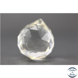 Lot de 3 pendentifs en cristal - Gouttes/21 mm - Cristal AB