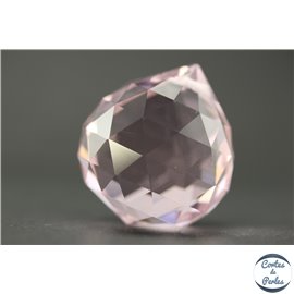 Lot de 3 pendentifs en cristal - Gouttes/31 mm - Rosaline