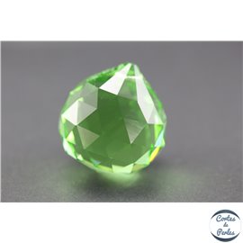 Lot de 3 pendentifs en cristal - Gouttes/31 mm - Lime green
