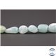 Perles semi précieuses en amazonite - Nuggets/5-10 mm - Aquamarine light
