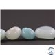Perles semi précieuses en amazonite - Nuggets/5-10 mm - Aquamarine light