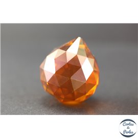 Lot de 3 pendentifs en cristal - Gouttes/31 mm - Red topaze