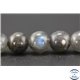 Perles en labradorite de Madagascar - Rondes/6mm - Grade AB+