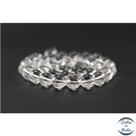 Perles en cristal de roche - Rondes/10mm - Grade A