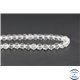 Perles en cristal de roche - Rondes/6mm - Grade A