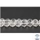 Perles en cristal de roche - Rondes/6mm - Grade A
