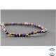 Perles en oeil de tigre - Ronde/4 mm - Grade A