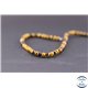 Perles en oeil de tigre - Ronde/4 mm - Grade A