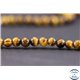Perles en oeil de tigre - Ronde/4 mm - Grade A