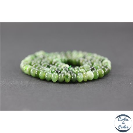 Perles en jade néphrite du Canada - Roue/6 mm