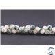 Perles facettées en agate arbre - Ronde/6 mm