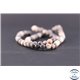 Perles en jaspe rose - Ronde/6 mm