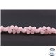 Perles en quartz rose de Madagascar - Ronde/8 mm - Grade AB