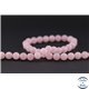 Perles en quartz rose de Madagascar - Ronde/8 mm - Grade AB