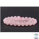 Perles en quartz rose de Madagascar - Ronde/10 mm - Grade AB