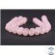 Perles en quartz rose de Madagascar - Ronde/10 mm - Grade AB