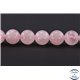 Perles en quartz rose de Madagascar - Ronde/10 mm - Grade AB