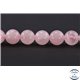 Perles en quartz rose de Madagascar - Ronde/10 mm - Grade AB